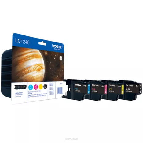 BROTHER tusz LC1240VALBP oryginalny 4-pak CMYK 4x600 stron