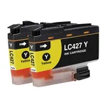 2-PAK Multibox Tusz do BROTHER LC427Y yellow zamiennik - 2