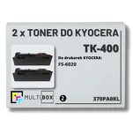2-PAK Multibox Toner do KYOCERA TK400 370PA0KL FS6020 2x10.0K zamiennik - 2