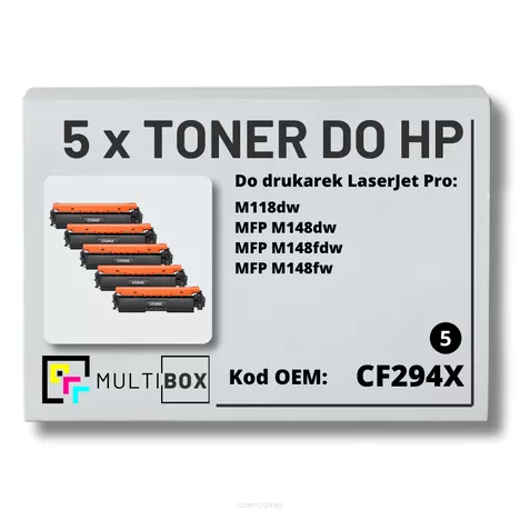 Toner do HP CF294X 94X M118 M148 5-pak zamiennik Multibox