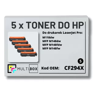 Toner do HP CF294X 94X M118 M148 5-pak zamiennik Multibox