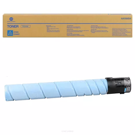 EOL KONICA MINOLTA toner TN328C AAV845H cyan oryginalny 14000 stron