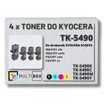 4-PAK Multibox Toner do KYOCERA TK5490  ECOSYS MA2101 PA2101 2.8K/3x2.4K CMYK zamiennik - 2