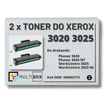 2-PAK Multibox Toner do XEROX 3020 3025 106R02773 1.5K zamiennik - 2