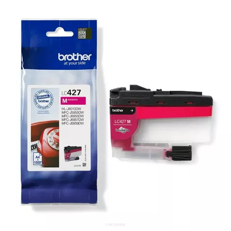 BROTHER tusz LC427M oryginalny magenta 1500 stron