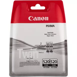Canon oryginalny tusz PGI520PGBK 2932B012 2932B009 black 2-pak