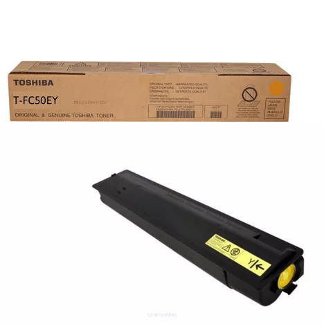 TOSHIBA toner TFC50EY yellow oryginalny 6AJ00000111 6AJ00000225 33600 stron.