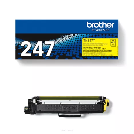 Brother toner TN247Y oryginalny yellow