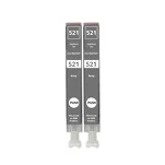 2-PAK Multibox Tusz do CANON CLI521GY grey zamiennik - 2