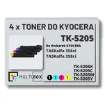 4-PAK Multibox Toner do KYOCERA TK5205 TASKALFA 356Ci 18,0K/3x12,0K CMYK zamiennik - 2