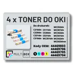 4-PAK Multibox Toner do OKI C310 MC362 MC562 black/cyan/magenta/yellow zamiennik - 2