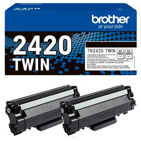 Brother toner TN2420TWIN 2-pak oryginalny black