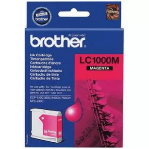 BROTHER tusz LC1000M oryginalny magenta 400 stron