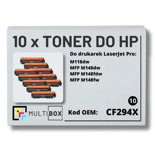 10-PAK Multibox Toner do HP CF294X 94X M118 M148 zamiennik