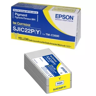 EPSON tusz SJIC22PY SJIC22P-Y C33S020604 oryginalny yellow 33ml