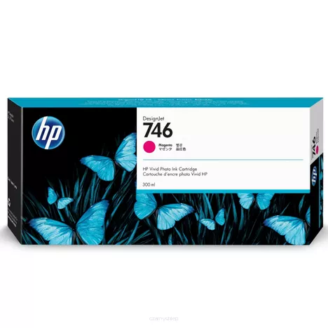 HP 746 tusz P2V78A oryginalny magenta 
