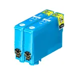 2-PAK Multibox Tusz do EPSON 27XL T2712 C13T27124010 cyan zamiennik - 2