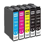 5-PAK Multibox Tusz do EPSON 502XL T02W1 T02W2 T02W3 T02W4 cyan / magenta / yellow / black zamiennik - 2
