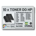 10-PAK Multibox Toner do HP CF259A 59A LaserJet Pro M304 M404 M428 zamiennik Z CHIPEM - 2