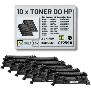 10-PAK Multibox Toner do HP CF259A 59A LaserJet Pro M304 M404 M428 zamiennik Z CHIPEM