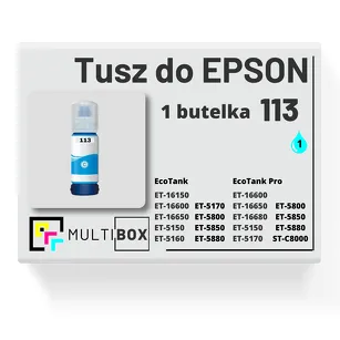 Tusz do EPSON 113 T06B2 C13T06B240 cyan zamiennik Multibox