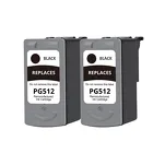2-PAK Multibox Tusz do CANON PG512 black zamiennik - 2