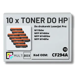 10-PAK Multibox Toner do HP CF294A 94A M118 M148 zamiennik
