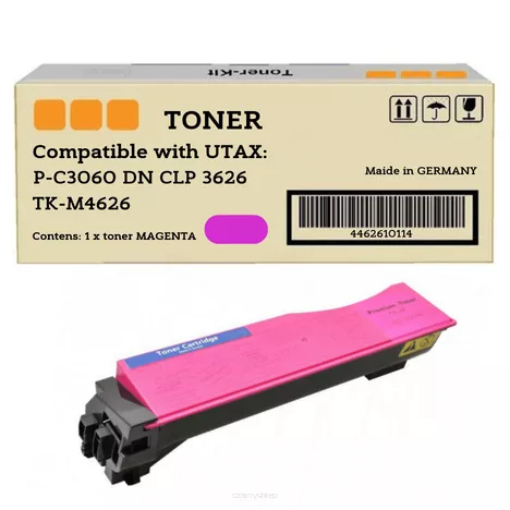 Toner 4462610114 do UTAX TKM4626 PC3060 DN CLP 3626 CLP 3630 magenta zamiennik 7500 stron