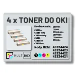 4-PAK Multibox Toner do OKI C5800 C5900 black/cyan/magenta/yellow zamiennik - 2