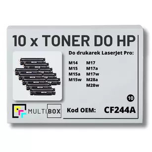 Toner do HP CF244A 44A M14 M15 M17 10-pak zamiennik Multibox