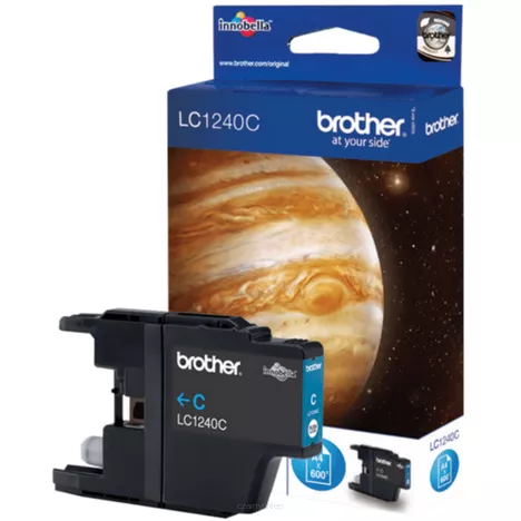 BROTHER tusz LC1240C oryginalny cyan 600 stron