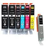 7-PAK Multibox Tusz do CANON PGI570XL CLI571XL black pigment / black / cyan / magenta / yellow / grey zamiennik - 2