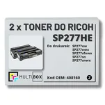 2-PAK Multibox Toner do RICOH SP277HE 408160 Zamiennik - 2