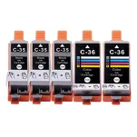 5-PAK Multibox Tusz do CANON PGI35 CLI36 black / color zamiennik - 2