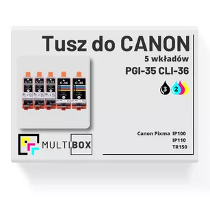 Tusz do CANON PGI35 CLI36 5-pak black / color zamiennik Multibox