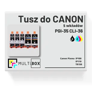 5-PAK Multibox Tusz do CANON PGI35 CLI36 black / color zamiennik