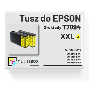 Tusz do EPSON T7894 XXL C13T789440 2-pak yellow zamiennik Multibox