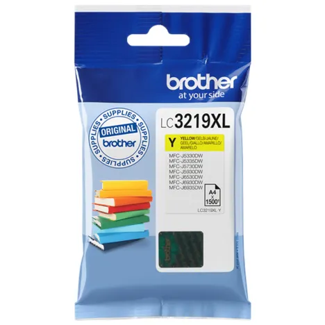 BROTHER tusz LC3219XLY oryginalny yellow 1500 stron