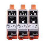 3-PAK Multibox Tusz do CANON PGI35 black zamiennik - 2