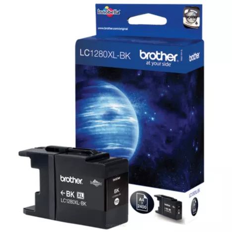 BROTHER tusz LC1280XLBK oryginalny czarny 2400 stron