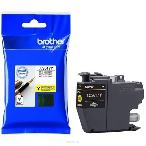 BROTHER tusz LC3617Y oryginalny yellow 550 stron