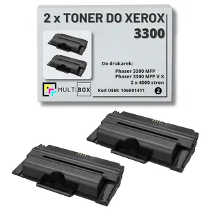 2-PAK Multibox Toner do XEROX 3300 106R01411 4K zamiennik