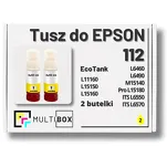 2-PAK Multibox Tusz do EPSON 112 T06C4 C13T06C44A yellow zamiennik - 2