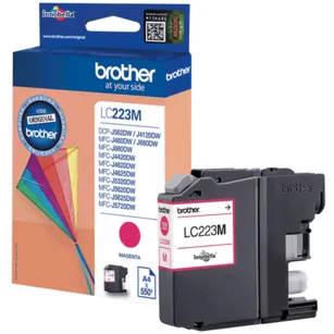 BROTHER tusz LC223M oryginalny magenta 550 stron