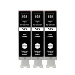 3-PAK Multibox Tusz do CANON PGI525PGBK black pigment zamiennik - 2