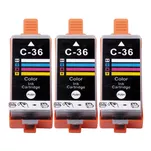 Tusz do CANON CLI36 3-pak color zamiennik Multibox - 2