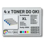 4-PAK Multibox Toner do OKI MC873 MC883 XL black/cyan/magenta/yellow zamiennik - 2