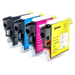4-PAK Multibox Tusz do BROTHER LC980 - 2