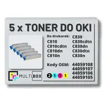 5-PAK Multibox Toner do OKI C810 C830 black/cyan/magenta/yellow zamiennik - 2