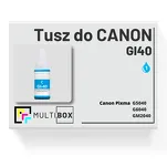 Tusz do CANON GI40C cyan zamiennik Multibox - 2